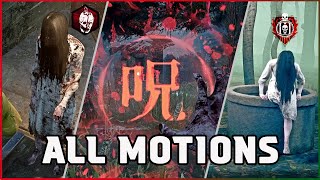 New Killer RINGU The Onryo ALL MOTIONS Prestige 3 MORI Sadako from Dead by Daylight [upl. by Sybilla584]