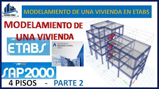 Modelado de Columnas Vigas Losas Aligeradas y Losas Macizas  Etabs  Parte 2 [upl. by Nylaret]