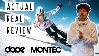 The ONLY Real Dope Snow  Montec Review [upl. by Kristyn]