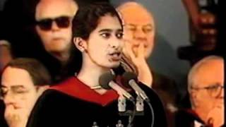 Harvard Commencement June 10 1993  Bhaswati Bhattacharyas Oration [upl. by Tsirc]