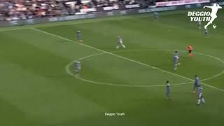 Mario Engels Halfway Line Goal vs Ajax [upl. by Rakabuba]