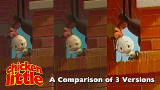 Chicken Little 2005 A Comparison of 3 Versions [upl. by Nam61]