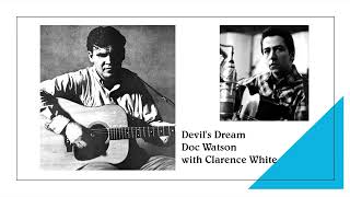 Devils Dream  Doc Watson with Clarence White [upl. by Yer]