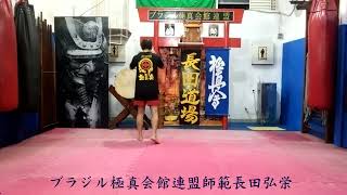 World Kyokushinkaikan Karate  Hoko amp Tai Sabaki Kyuju Do Fumi [upl. by Swisher763]