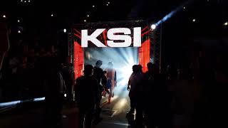 KSI vs Logan  KSIS NIGHTMARE WALKOUT  Ringside View [upl. by Eedya146]