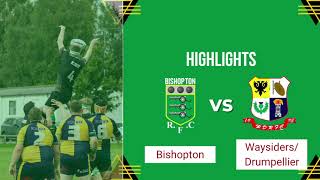 Highlights Bishopton v WaysidersDrumpellier 17092022 [upl. by Ahsla]