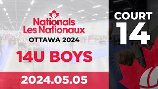 2024 Volleyball Canada Nationals 🏐 Ottawa 14U Boys  Day 3  Court 14 20240505 [upl. by Anitsyrhc]