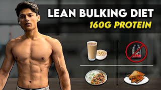 Lowest Budget Lean Bulking Diet  160g Protein  2500 Calories No Supplement [upl. by Ermeena418]