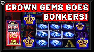 🤯 NEW FOBT Roulette amp Crown Gems Goes Crazy £500 Admiral Arcade Slot Session [upl. by Retsev]