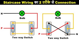 How to wire a single pole Light Switch  How to wire a Light switch to a Light [upl. by Enihpad]