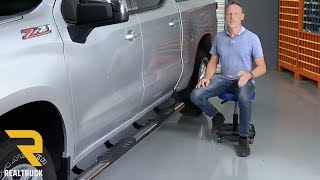 How to Install Ionic 5quot Stainless Nerf Bars on a 2019 Chevy and GMC 1500 Crew Cab [upl. by Denae520]