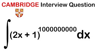 Cambridge Interview Question  A Perfect Solution [upl. by Gitt720]