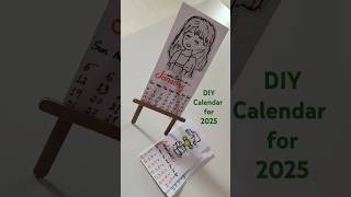 DIY Calendar for 2025❤️ youtubeshorts youtube diy viral subscribe [upl. by Omrelliug]