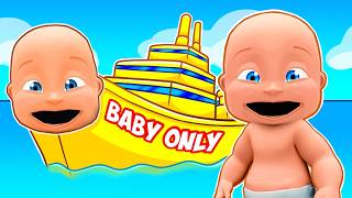 Building a BABY ONLY SHIP in Roblox Build a Boat [upl. by Darraj]