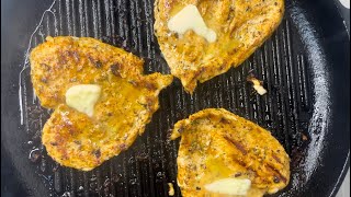 Cajun grilled chicken breast recipe  One of the best chicken breast ever cook  Cast iron [upl. by Ennaisoj245]