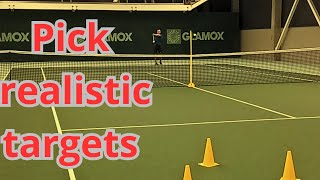 Pick REALISTIC targets in tennis [upl. by Aes466]