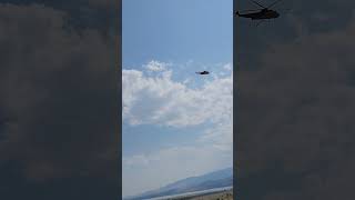 HORSE GULCH FIRE Helicopter on the way to fight the fire that now stands at 11511 acres [upl. by Niliram]