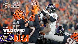 Baltimore Ravens vs Cincinnati Bengals  SUPER WILD CARD NFL 2022  Resumen Highlights  15 Ene 23 [upl. by Adim623]