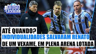 QUASE VEXAME GRÊMIO VENCEU O LANTERNA POR SUAS INDIVIDUALIDADES [upl. by Enillebyam]