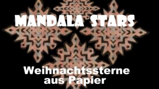 ☆ Weihnachtssterne aus Papier ☆ [upl. by Pavyer]