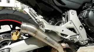 Honda CB600F Hornet 2007  Akrapovic SlipOn GP with [upl. by Deeyn]