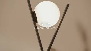 Stix Table Lamp  Justice Design [upl. by Quiteri302]