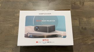 DBPOWER Netflix Smart Projector Review [upl. by Akiem]