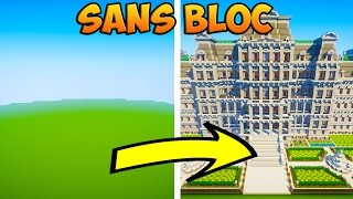 CRÉER UN IMMEUBLE SANS POSER DE BLOC   MOD MINECRAFT [upl. by Adraynek]