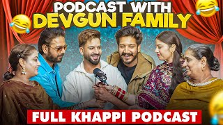 ਵਿਆਹ ਤੋ ਬਾਅਦ DEVGAN FAMILY ਨਾਲ First PODCAST  Full Entertainment  Aman Aujla [upl. by Ayala]