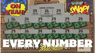 ‼️Every Number Matches‼️ Manual Win All 🎅🏻 Happy Holidays 🎄Festive Frenzy‼️ Georgia Lottery Tickets [upl. by Ivonne]