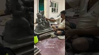 gauri ganapti making belvalkarartstudio clayganesh ganeshidol [upl. by Yesmar97]