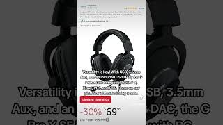 Logitech G Pro X SE Wired Gaming Headset gaming amazon amazonfinds [upl. by Utica]