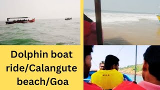 Memory 2023Goa tour vlogDolphin boat rideCalangute Beach sunidhikitchenandvlog [upl. by Wrennie]