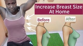 INCREASE BREAST SIZE AT HOME NATURALLY 15Min Easy Chest Workout for Breast Enhancement [upl. by Bright]