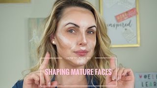 How To Contour amp Highlight for Mature Faces  Basics 101  Elle Leary Artistry [upl. by Sitruk]