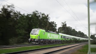 🚆🚊 TSW 5 Frankfurt – Fulda  FlixTrain BR 193 Vectron Loco AddOn🚊 Train Sim World 5 1🚊 [upl. by Romeyn101]