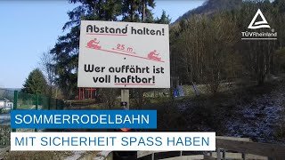 Sommerrodelbahn  Mit Sicherheit Spaß haben [upl. by Burt]