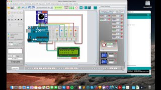 Arduino Simulator How to simulate a rotary encoder with a LCD display [upl. by Akenihs]