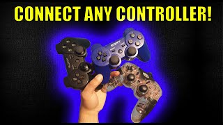 HOW TO CONNECT PS3 OR ANY CONTROLLER TO PCPLAY MOST GAMES [upl. by Avla]