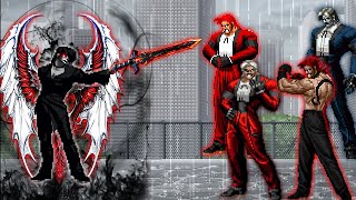 Mugen KOF Delirus vs Bosses Rugal Team [upl. by Belden504]