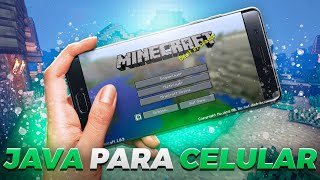 COMO BAIXAR E JOGAR ONLINE MINECRAFT JAVA PELO CELULAR VERSÃO MAIS LEVE [upl. by Lait284]