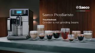 Saeco PicoBaristo Troubleshooting  The grinder is not grinding the beans [upl. by Chicoine]