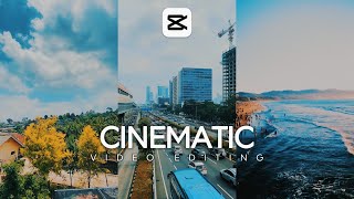 Cara Edit Video Cinematic di Capcut  Capcut Tutorial [upl. by Ahouh]