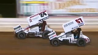 Kyle Larson vs PA Posse at Port Royal  410 Sprint Car Feature  2021 PA Speedweek [upl. by Machos611]