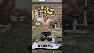 Wie viele Liegestütze schaffe ich im einer Stunde gym motivation liegestütze challenge [upl. by Aryam]