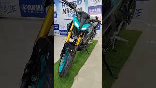 New 2024 Yamaha MT15 🔥 in cyan blue colour shorts youtubeshorts mt15 yamaha 2024 [upl. by Etnor]