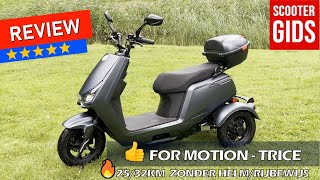 ⭐⭐⭐⭐⭐REVIEW For Motion TRICE 🧑‍🤝‍🧑2pers scooter scootmobiel ✔️2532kmu zonder rijbewijs of helm [upl. by Jamieson]