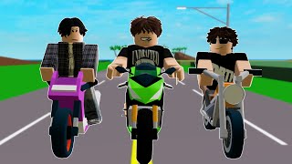 Bumuo Ako Ng MOTOR GANG Sa Brookhaven RP [upl. by Schrick505]