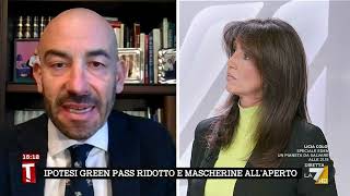 Bassetti quotRidurre la validità del Green Pass può servire ma andranno gestiti i flussi di [upl. by Boyt482]