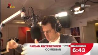 «Zum Glück ist Freitag» vom 02112012  12  Comedy mit Fabian Unteregger  SRF [upl. by Bayly236]